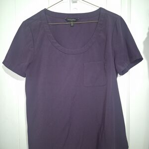 Women's Purple Short Sleeve Top